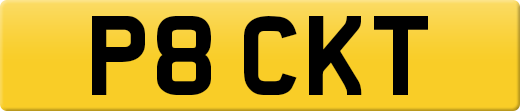 P8 CKT private number plate